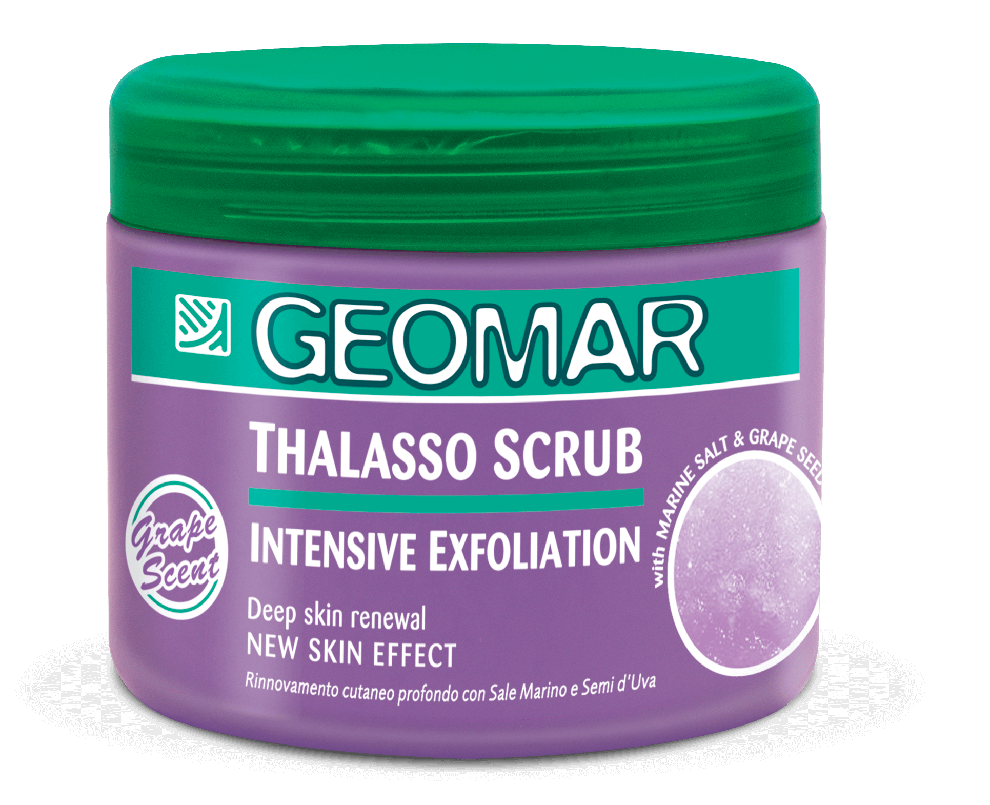 Талассо-скраб с семенами винограда 600 гр. GEOMAR - GEOMAR